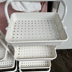 2個　3段ラック　収納の画像