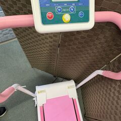 電動ルームランナー　ウォーキングマシン 折りたたみ式　ランニングマシン　MRG  New コンパクト 電動ウォーカーB  runner-fit002　ピンクの画像