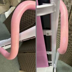 電動ルームランナー　ウォーキングマシン 折りたたみ式　ランニングマシン　MRG  New コンパクト 電動ウォーカーB  runner-fit002　ピンクの画像