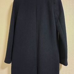 美品 ZARA  チェスターコートメンズっぽいデザイン ウールコート ベーシックの画像