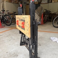 ガレージでハーレーメンテに使っていた作業台の画像