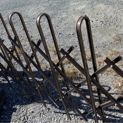 アルミゲート  伸縮門扉 ジャンク の画像