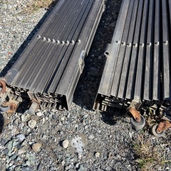 アルミゲート  伸縮門扉 ジャンク の画像