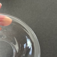 ヒヤシンス水葉栽培 花瓶 ガラス 2個セットの画像