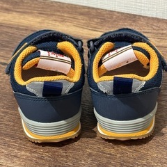 ミキハウス スニーカー ネイビー14cmの画像