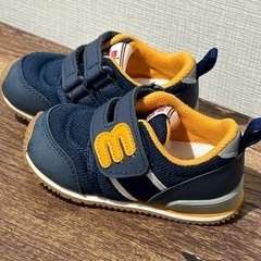 ミキハウス スニーカー ネイビー14cmの画像