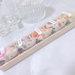 アロマキャンドル、キャンドルホルダー セットの画像