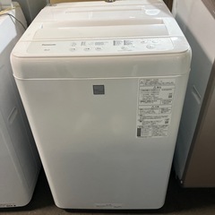 O 2511-233　Panasonic洗濯機5.0kg 動作確認済み　キズ汚れ有りの画像