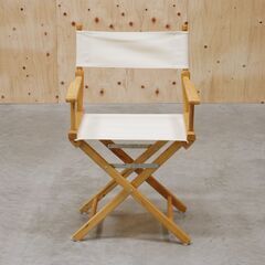 ≪zyt2543ジ≫ CHERRY 桜屋工業 ディレクターチェア 折り畳み 監督/フォールディング/アウトドア/釣り/キャンプ/グランピング/レトロ/中古家具/宮城県仙台市 71023-14の画像