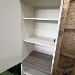 【ドリーム川西店限定】☆ジモティー見たよ割引☆ キッチン収納棚 クリーニング済み 【2125560000030901】の画像