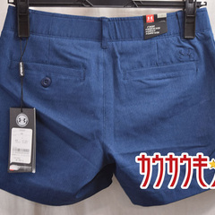 【未使用】アンダーアーマー ゴルフ ショーツ UA LINKS VENTED SHORTY 4INCH 2 ネイビー 1293834 レディース UNDER ARMOURの画像