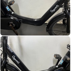 1年保証　新型　パナソニック　ギュット　20インチ　黒色　電動アシスト自転車 g1115の画像
