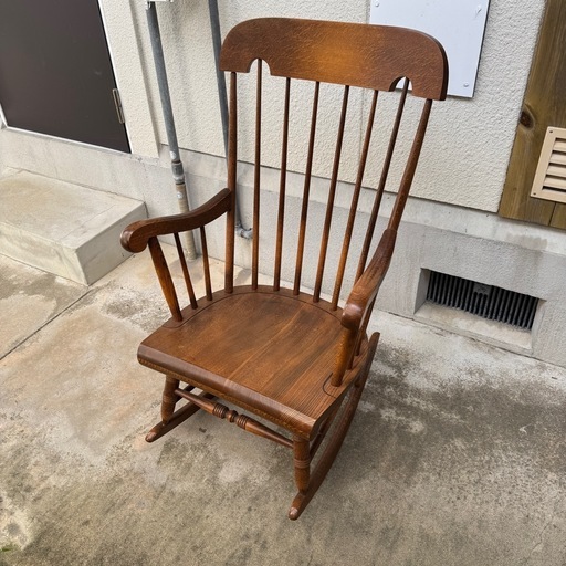 ＋1000円にて京都市内配達します！ヴィンテージ　キツツキ穂高　飛騨産業　ウィンザーロッキングチェア