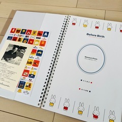 赤ちゃんのメモリアルブックの画像