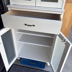 モモナチュラル CIEL カップボード 食器棚 おしゃれ インテリア キッチン収納 しんふシンプルの画像