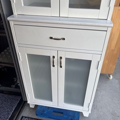 モモナチュラル CIEL カップボード 食器棚 おしゃれ インテリア キッチン収納 しんふシンプルの画像