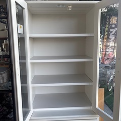 モモナチュラル CIEL カップボード 食器棚 おしゃれ インテリア キッチン収納 しんふシンプルの画像