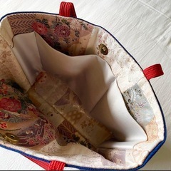 帯バッグ 帯リメイクバッグ ハンドメイドの画像