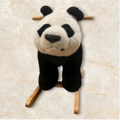 （希少品）　パンダ　木馬　赤ちゃん　乗り物の画像