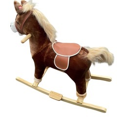 （希少品）　音の鳴る木馬　赤ちゃん　乗り物　動作確認済み　電池新品の画像