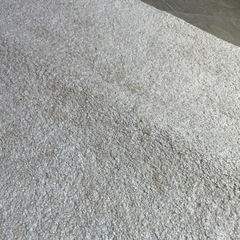 無料　ホワイト　ラグ　汚れあり
の画像