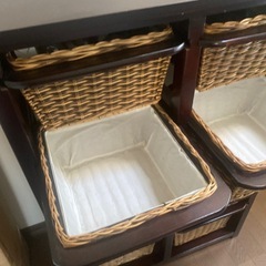 ★アジア★リゾート風ラタンチェストの画像