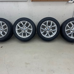 BMW純正アルミとスタッドレス4本セット