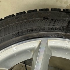 BMW純正アルミとスタッドレス4本セットの画像
