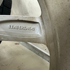 BMW純正アルミとスタッドレス4本セットの画像