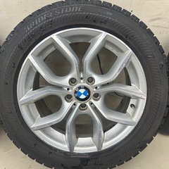BMW純正アルミとスタッドレス4本セットの画像