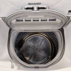 【愛品倶楽部柏店】 SHARP シャープ 2022年製 5.5kg 縦型洗濯乾燥機 ES-TX5F 乾燥容量3.5kgの画像