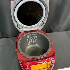 【動作保証あり】難点あり TOSHIBA 東芝 2019年 RC-6XM(R) 3.5合炊き IH炊飯器【管理KRK1143】の画像