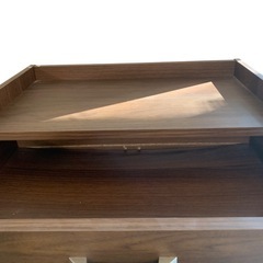 シューズボックス　ブラウン　幅60の画像