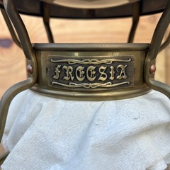 ニッセン　IS-3 DX型　FREESIA ゴールドフレーム 石油ストーブ　ジャンク品扱い 昭和レトロ アンティーク 自然通気形開放式の画像