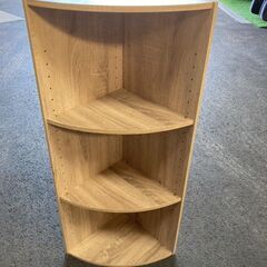 木目3段ボックスの画像