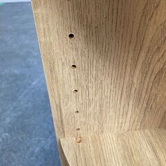 木目3段ボックスの画像