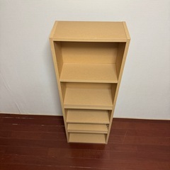 ＋1000円にて京都市内周辺配達可能です。
無印　パルプボードボックス本棚の画像