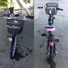 h-206△ q 岐阜発/ 子供用自転車/ Hard Candy/ 22インチ/ 6段変速/ 走行確認/ 現状品/ 管04u/ R7.10/23 △の画像