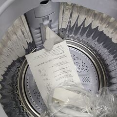 J1769【リユースのサカイ柏店】SHARP　シャープ　7.0kg全自動洗濯機　ES-T710-W　2018年製　動作確認、クリーニング済み　の画像