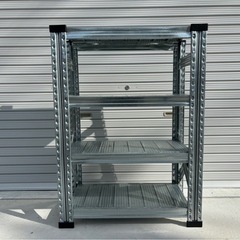 【決まりました】メタルシステム スチールシェルフ metal system ラック 4段ラック スチールラック 完成品 mw0797の画像