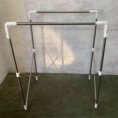 【ジモティ限定特価】 多機能 物干し 室内物干し 部屋干し 折りたたみ A0817Gの画像
