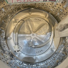 配送可【ヤマダ】5.5K洗濯機★2023年製　分解クリーニング済み/6ヶ月保証付き【管理番号】 1110 橋の画像