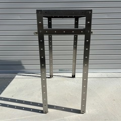 MILLS ステンレス製シェルフ 机 作業台 ステンレス デスク テーブル 家具 ステンレス作業台 シルバー mw0798の画像