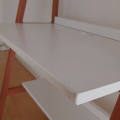 【今週末限定】Francfranc PCデスク 勉強机 学習机 パソコンデスク 木製 本棚の画像