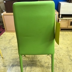 【ジャングル深井店】★スタッキングチェア グリーン 家具 簡易クリーニング済 堺市（中区 堺区 東区 西区 南区 北区）和泉市 河内長野市 富田林市 松原市 狭山市 深井 【FU2892】の画像