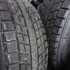 《2シーズン使用》JK JL ラングラー用スタッドレス ダンロップ 265/70R17 4本 エクストリームJ  5h 127 の画像
