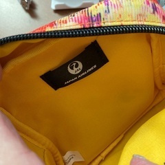 JAL トラベルポーチセット　旅行　防災　正方形タイプの画像