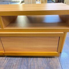 ジ470/ TVボード ローボード 収縮テレビボード 収納棚 リビン家具 最大横幅 約183cm 良品の画像