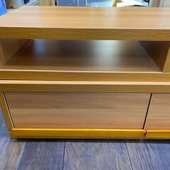 ジ470/ TVボード ローボード 収縮テレビボード 収納棚 リビン家具 最大横幅 約183cm 良品の画像