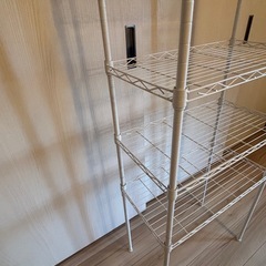 6段ラック　ホワイトの画像